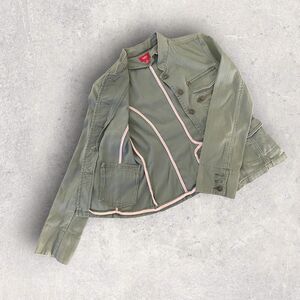 Olive Military - Style Jacket – Size Medium- Mossimo